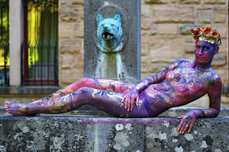 Bodypainting Schloss Wolfsbrunnen