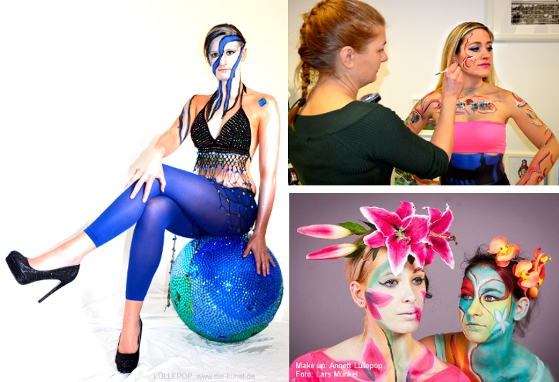 Bodypainting Model Make up